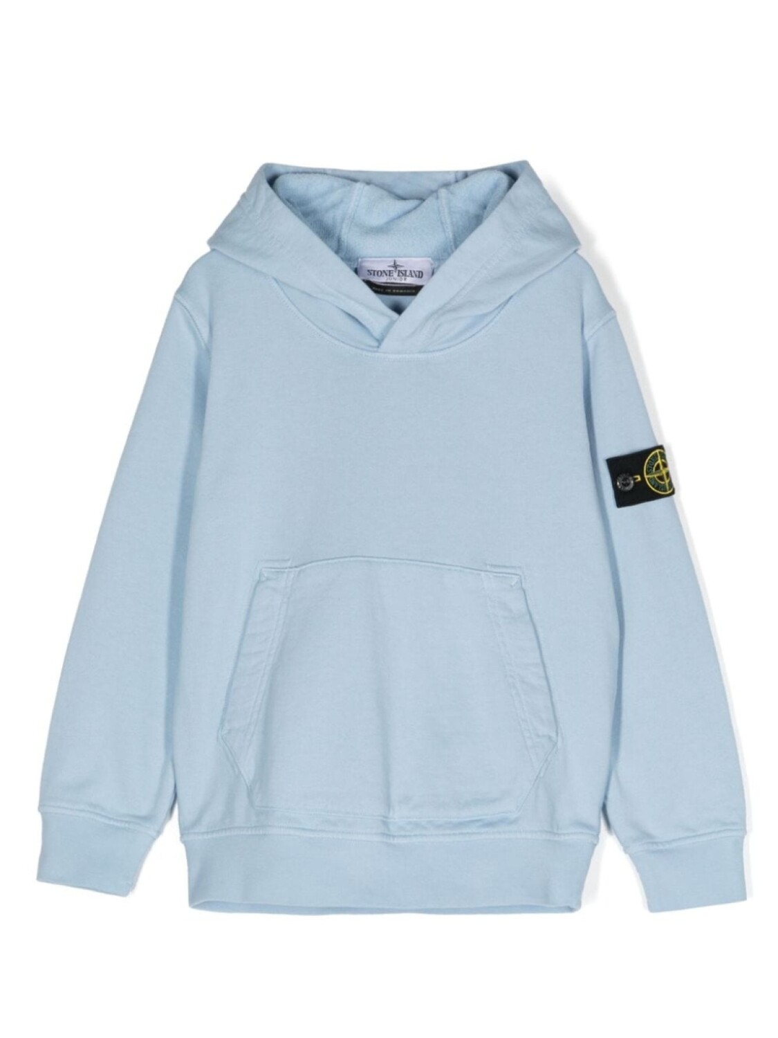 

Stone Island Junior худи с нашивкой Compass, синий