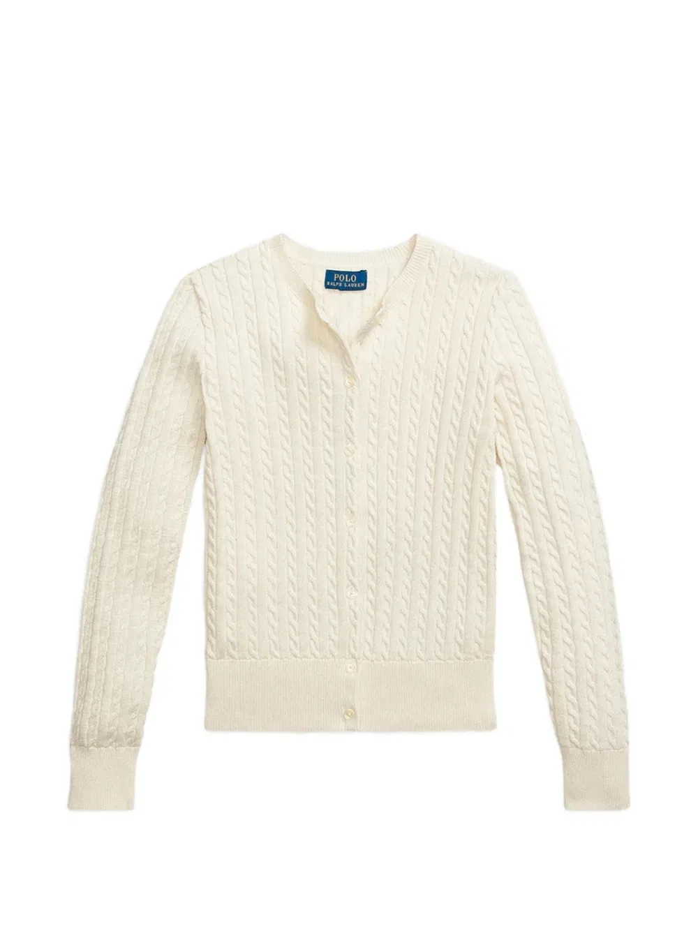 Кардиган фактурной вязки Polo Ralph Lauren Kids, бежевый