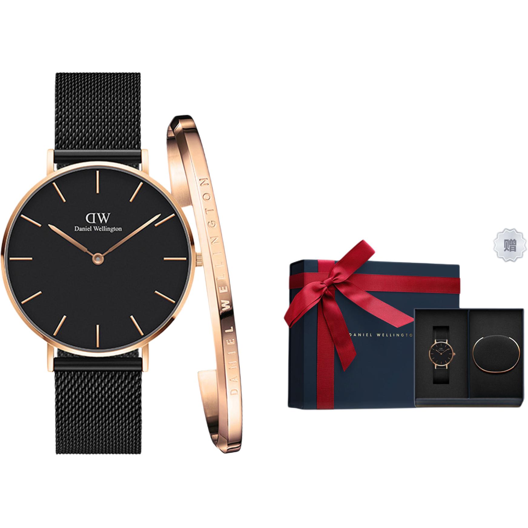

DW/DanielWellington Часы Daniel Wellington Wrist Watch Quartz Movement Stainless Steel Watchband 36mm Black Dial Men's Watch