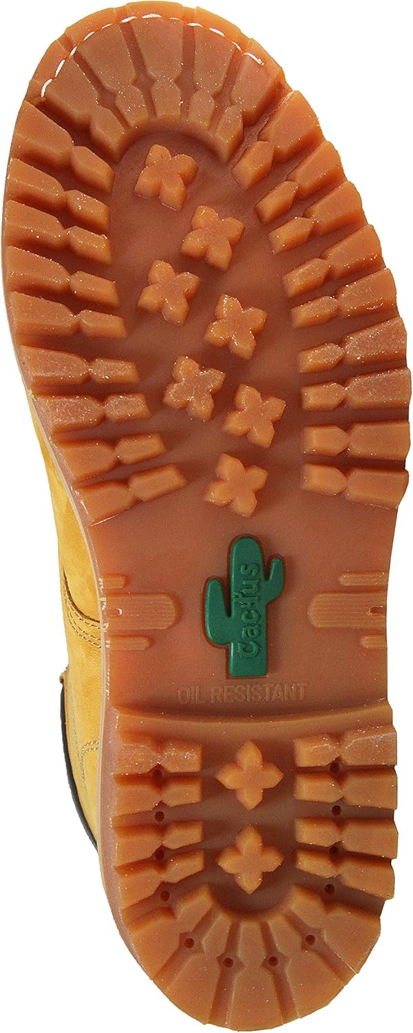 Мужские кожаные ботинки Cactus с мокасиновой ноской, 15 см Cactus Work Boots, 811 Tan — фото 4