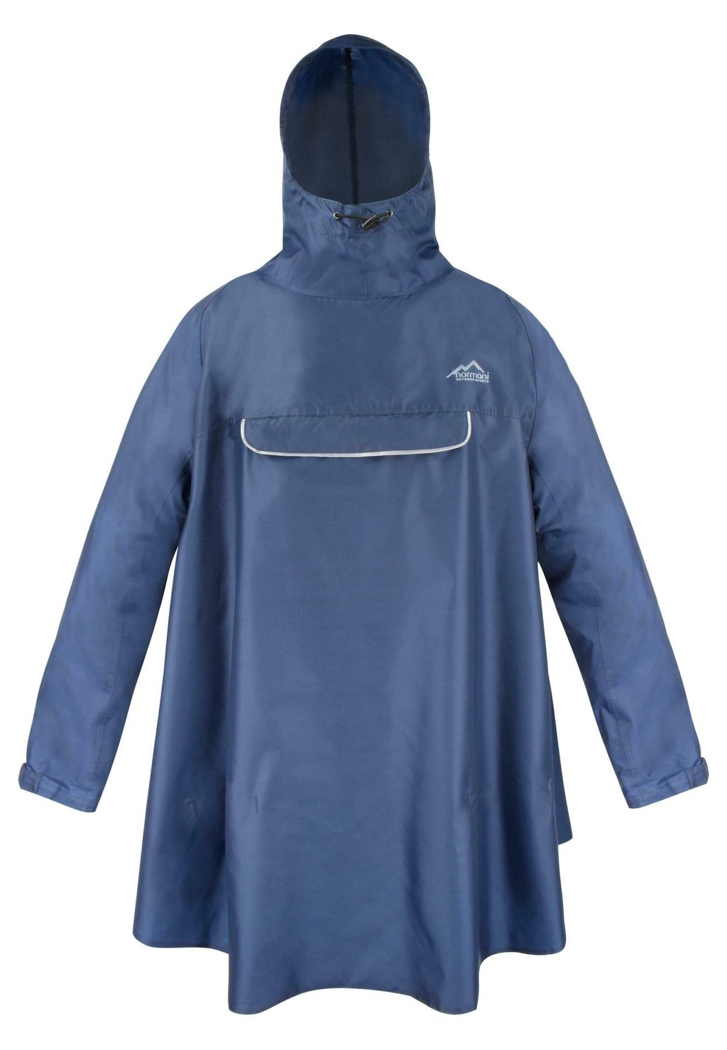 

Парка WASSERDICHTER REGENPONCHO MIT ÄRMELN UND KAPUZE, REFLEKTIERENDE REGEN normani Outdoor Sports, темно-синий