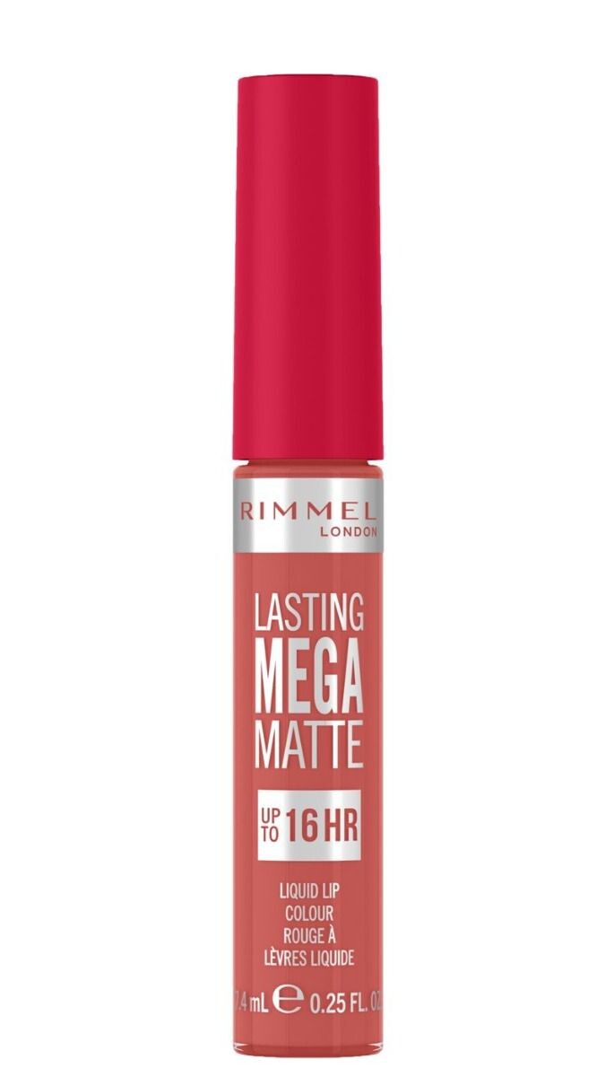 

Матовая помада Rimmel Lasting Mega Matte, 600 Coral Sass