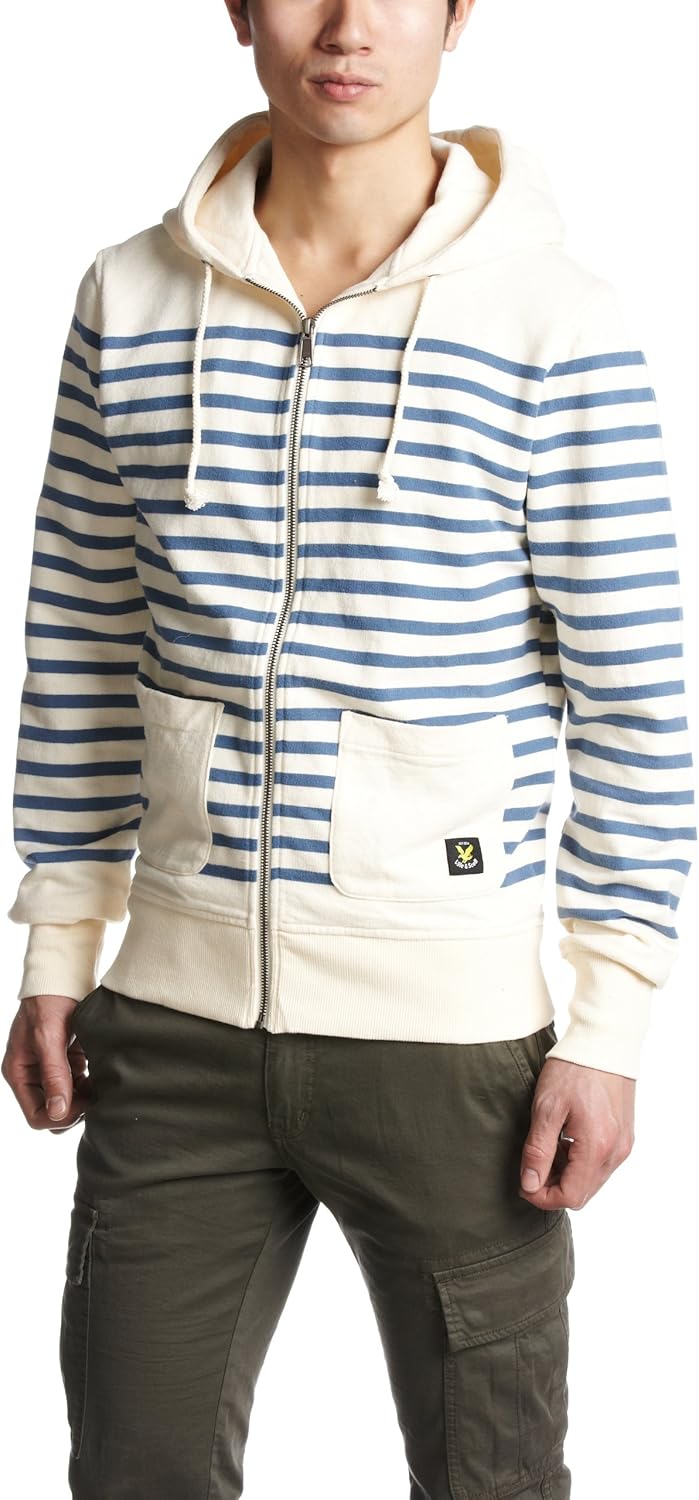 

Полосатая толстовка Lyle & Scott, натуральный