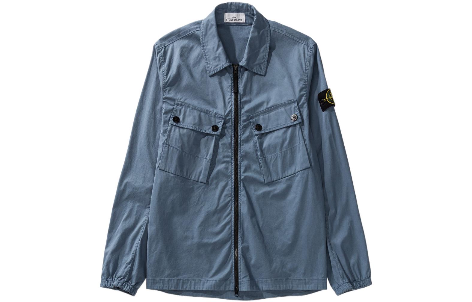 

Куртка мужская Shady Blue Stone Island, цвет Haze Blue