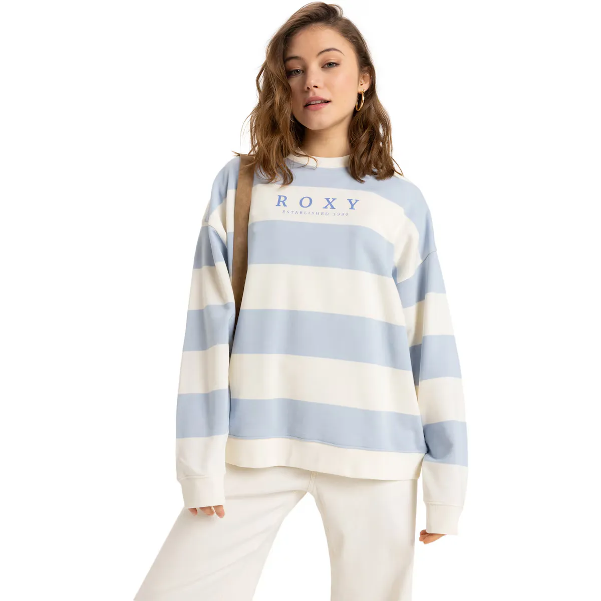 

Женская толстовка Strictly Stripes Roxy, синий