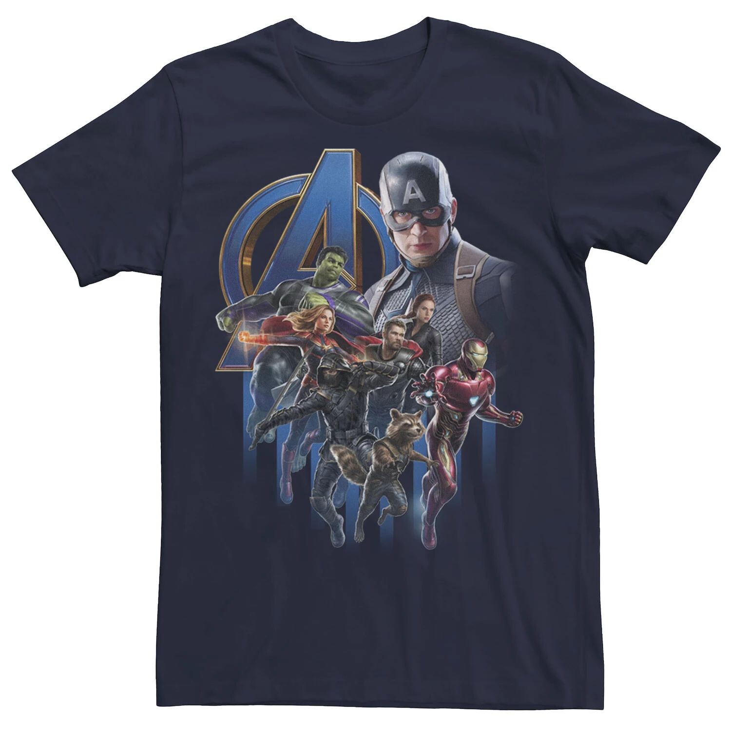

Мужская футболка с логотипом группы Avengers Endgame Marvel, синий