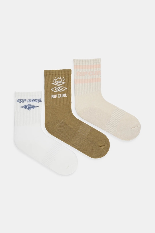 

Носки 3 пары Rip Curl, бежевый