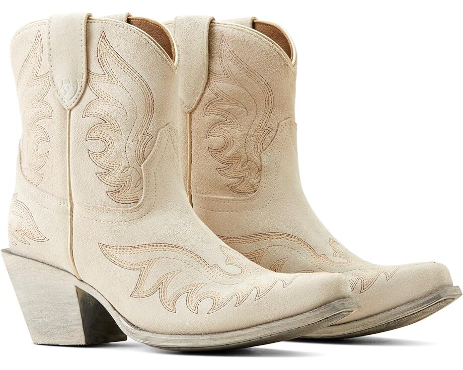 Сапоги женские Ariat Chandler Western ковбойские на каблуке, экрю