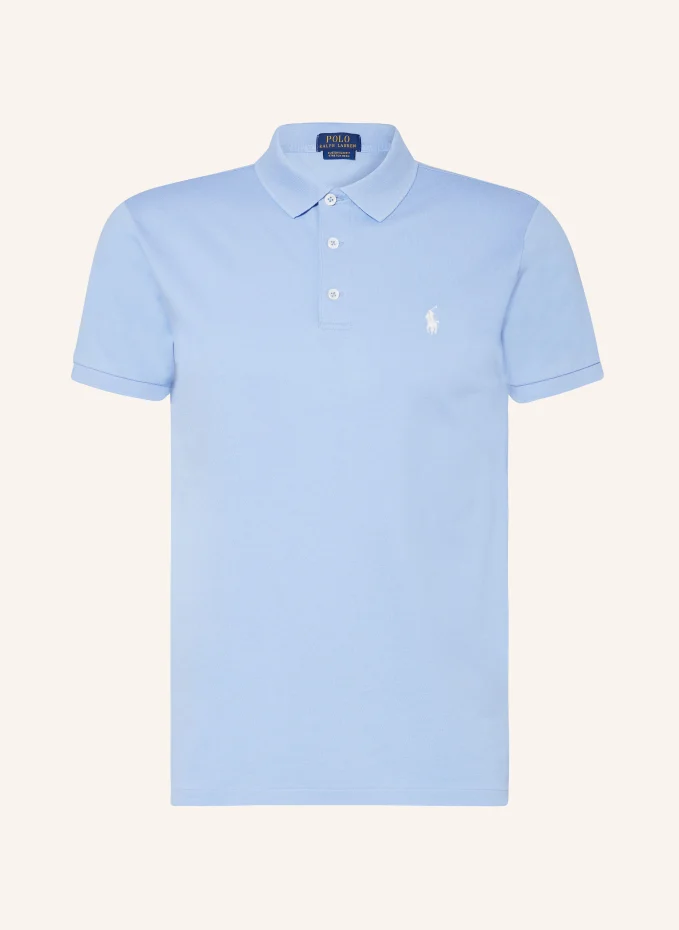 

Рубашка поло узкого кроя из пике на заказ Polo Ralph Lauren, синий