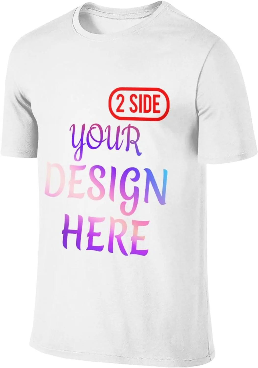 

Футболка с принтом на 2 стороны Qxatwvic