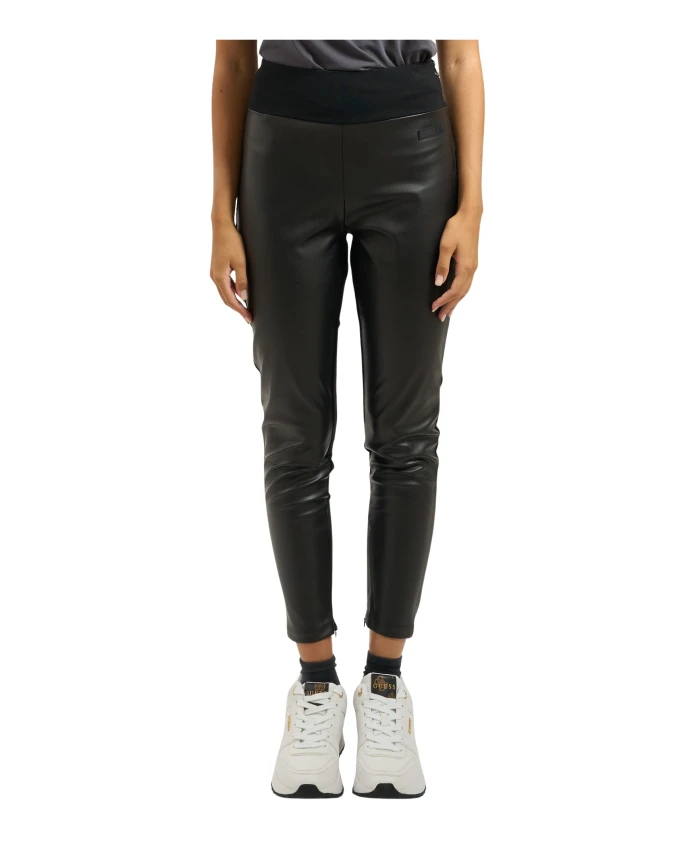 

Черные леггинсы из эластичной вискозы Emporio Armani, черный