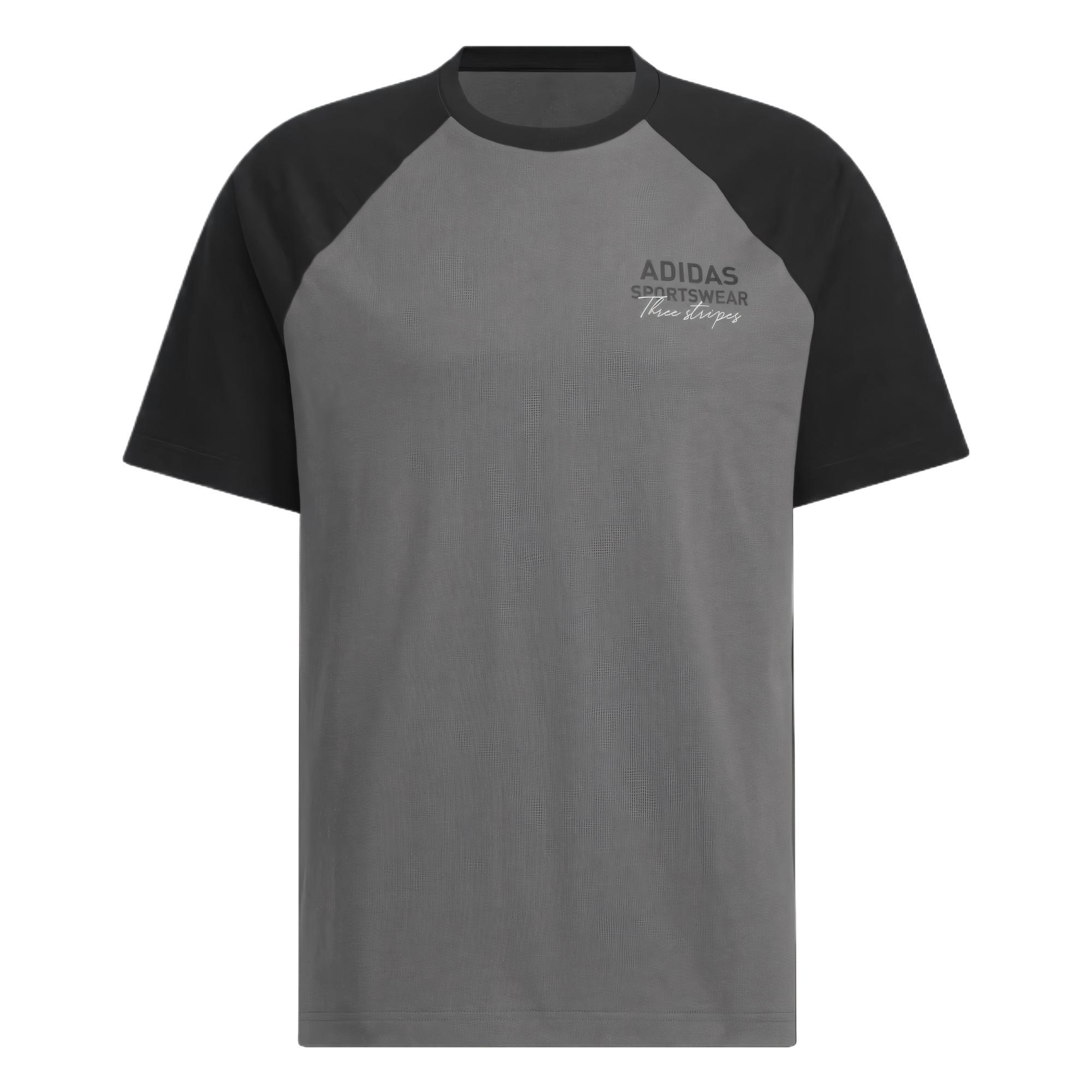 Футболка SS25 Unisex Dark Gray Adidas, темно-серый