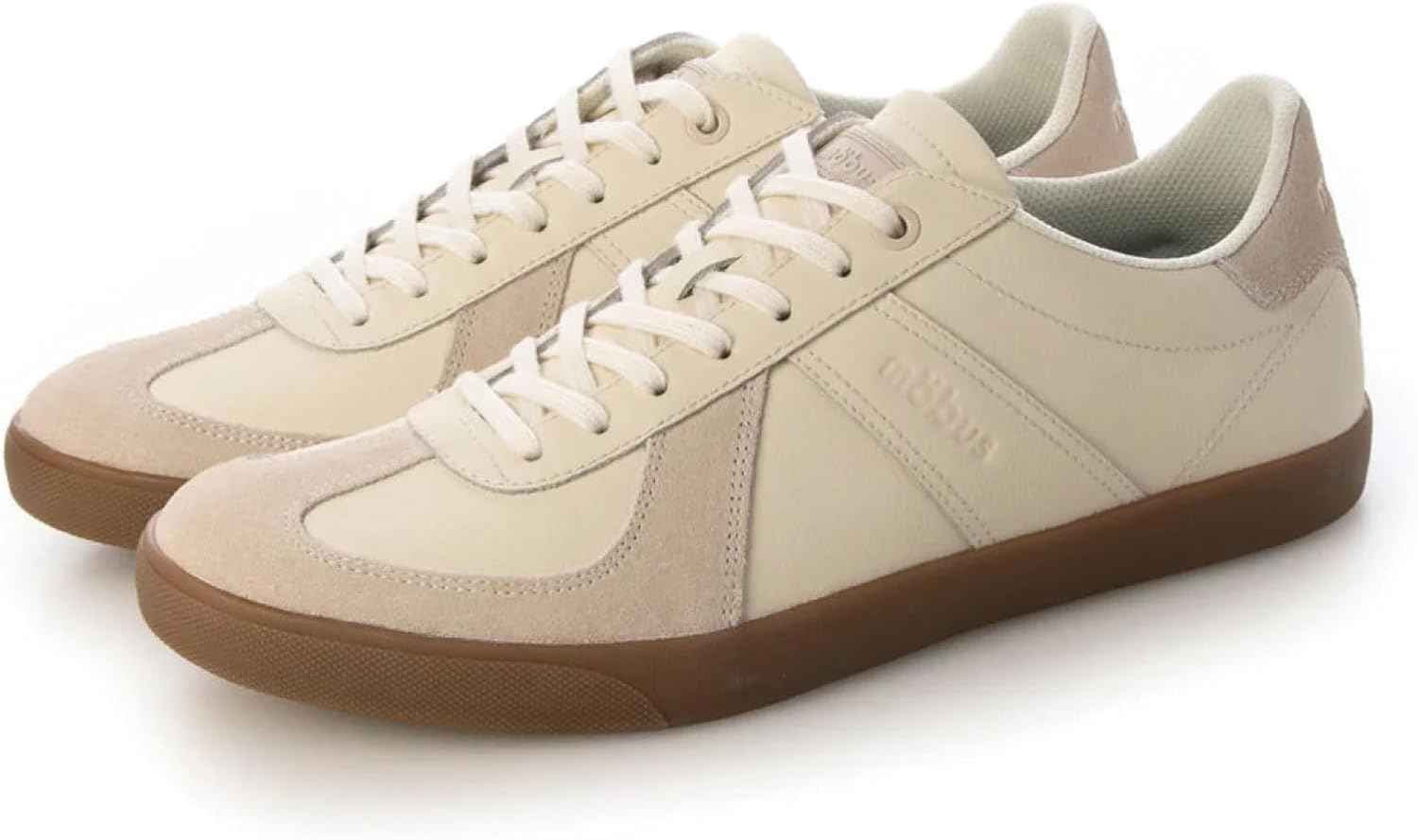 

Мужские повседневные кожаные кроссовки MOBUS (Мообус) Нюрнберг, Ecru