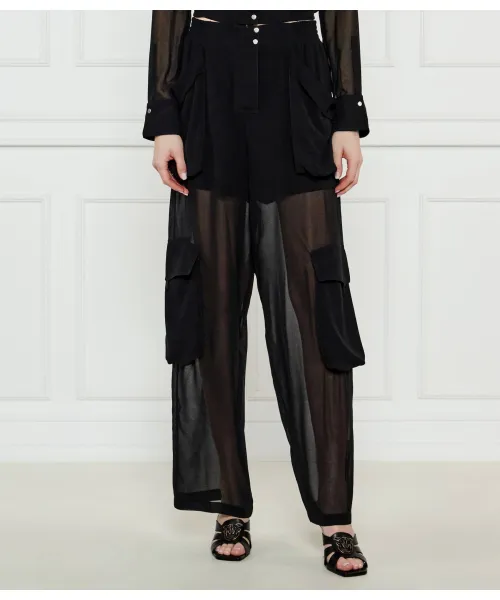 

Брюки Scottocasa Loose fit Pinko, черный