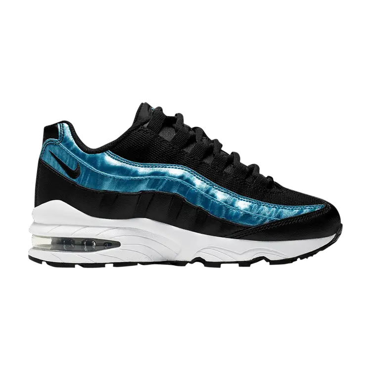

Кроссовки Nike Air Max 95 EP GS 'Black Light Current Blue', черный