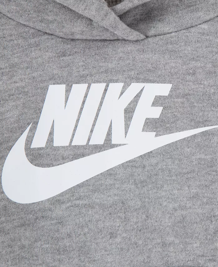 Детский комплект для мальчиков из двух предметов: худи и брюки Club Fleece Nike, серый — фото 3