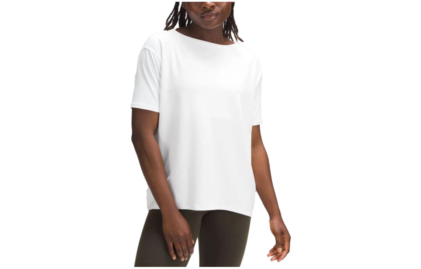 

Футболка с рукавом реглан Back In Action женская Lululemon, белый