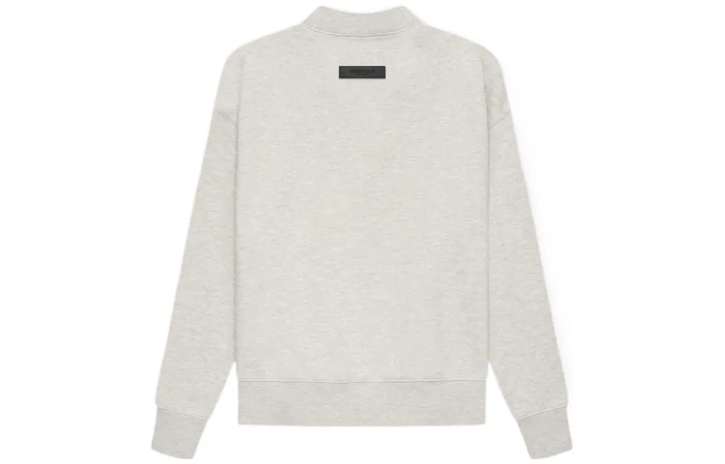 Детский свитшот с круглым вырезом Fear Of God Essentials, Light Oat — фото 4
