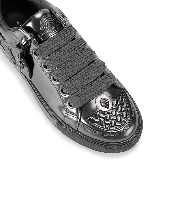 Мужские кроссовки Southbank Tag на шнуровке Kurt Geiger London, серый — фото 4