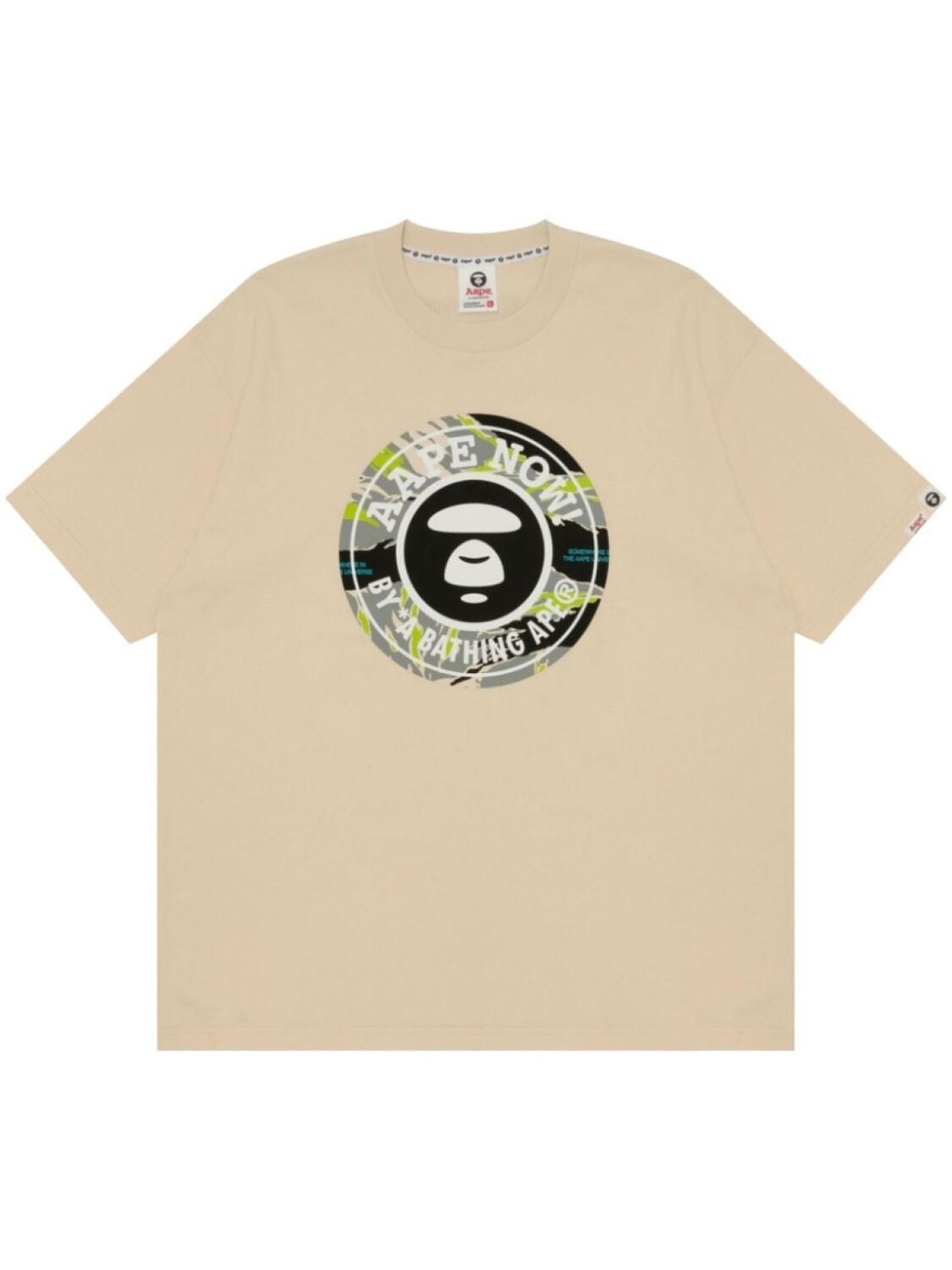 

A Bathing Ape футболка с принтом Moonface, нейтральный цвет