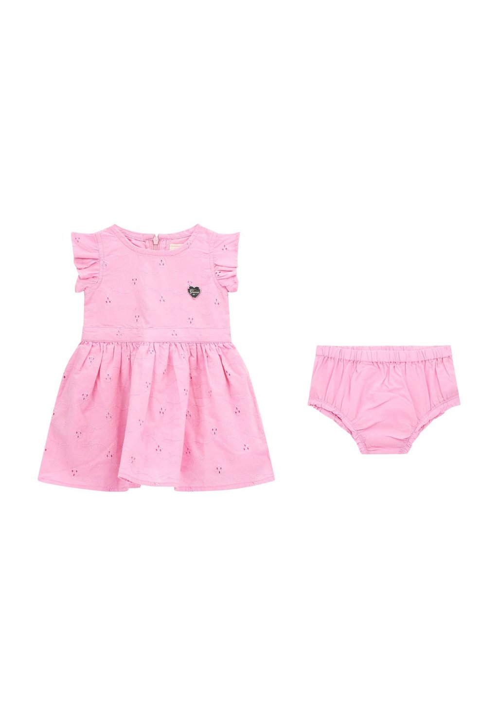 

Повседневное платье SET MIT BRODERIE ANGLAISE Guess, фуксия