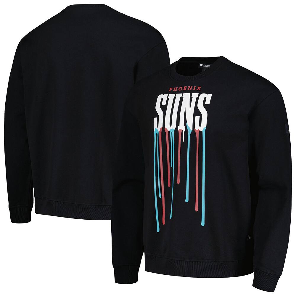 

Толстовка унисекс The Wild Collective Black Phoenix Suns Drip Pullover, цвет Phx Black