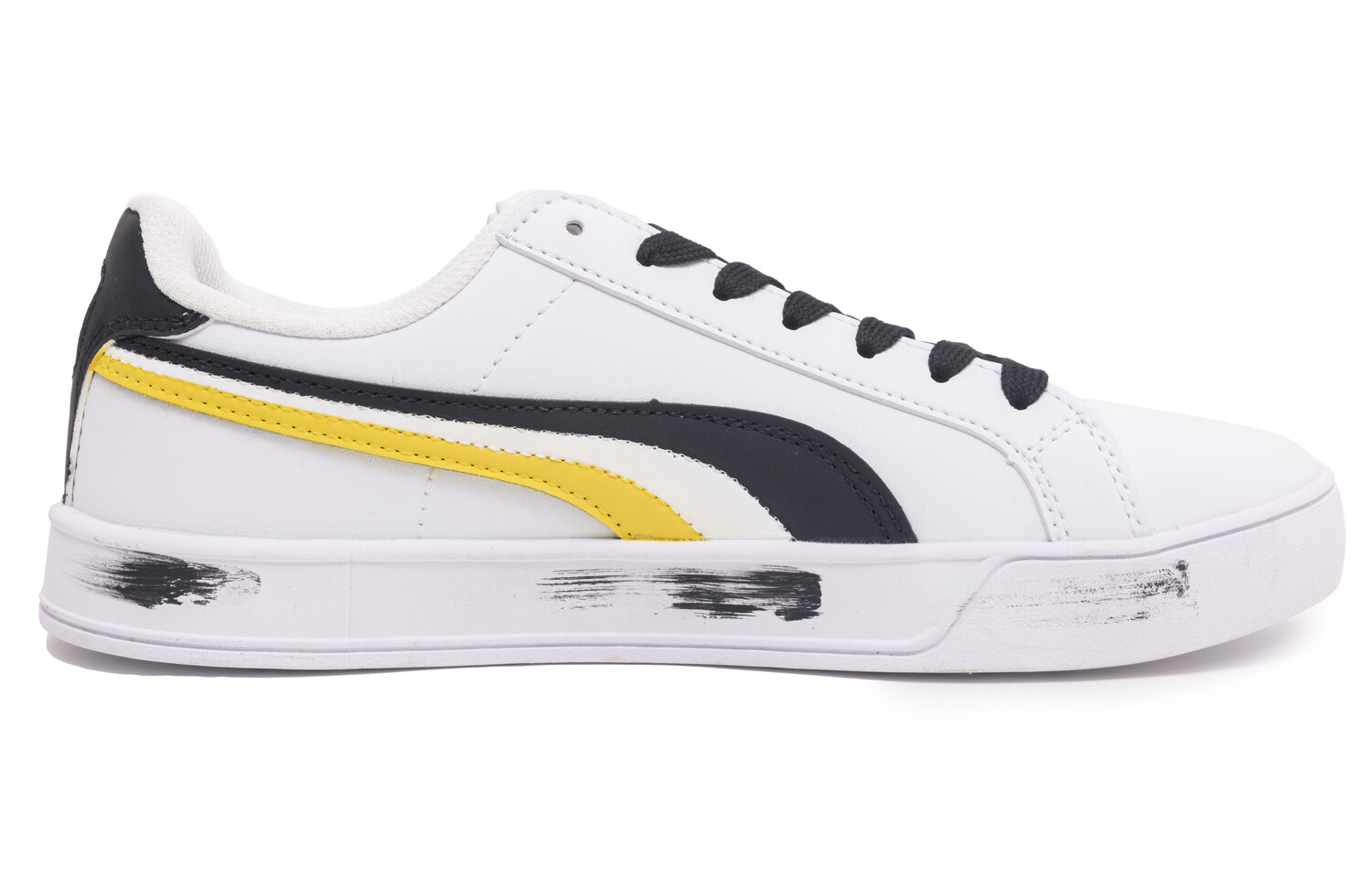 

Кроссовки Puma Smash Vulc Skateboarding Shoes Unisex Low-top White/yellow, белый