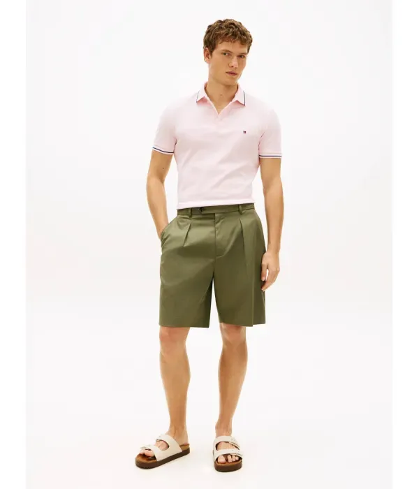 Полюс slim fit Tommy Hilfiger, пудрово-розовый — фото 2