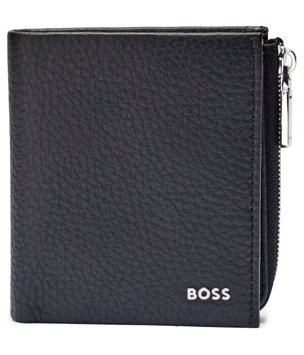 

Кожаный кошелек новый кросстаун Boss, черный