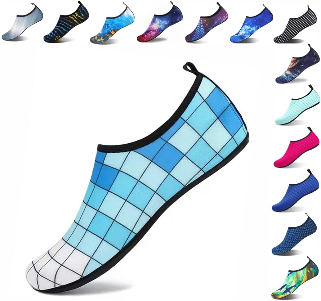 

Быстросохнущие нескользящие водные носки для женщин и мужчин, взрослых, купальные комплекты, одежда для пляжа, йоги, активного отдыха, кемпинга, бассейна, отпуска Vimanbite, светло-голубой