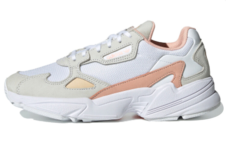 Кроссовки Adidas Originals Falcon Lifestyle, белый/розовый/темно-серый