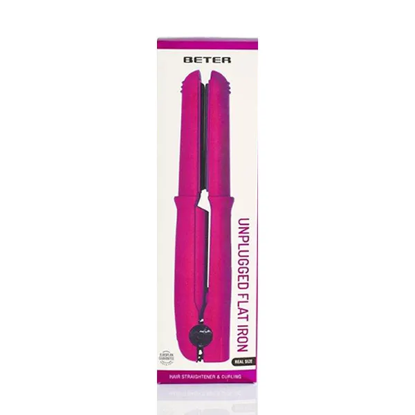 

Беспроводной выпрямитель для волос Unplugged Flat Iron Beter, цвет rosa