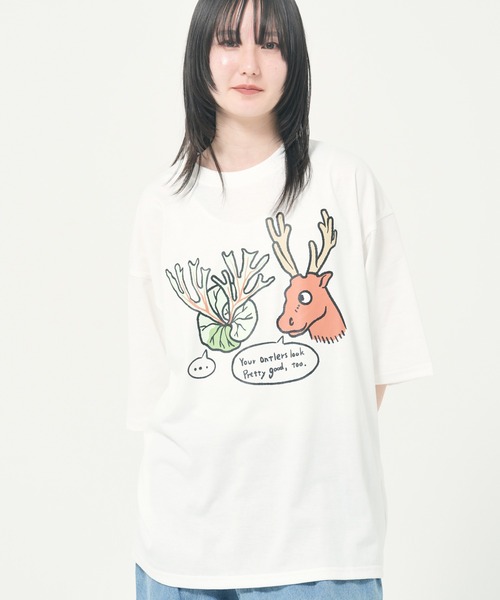 

Футболка, крой оверсайз, бренд Corisco, цвет белый