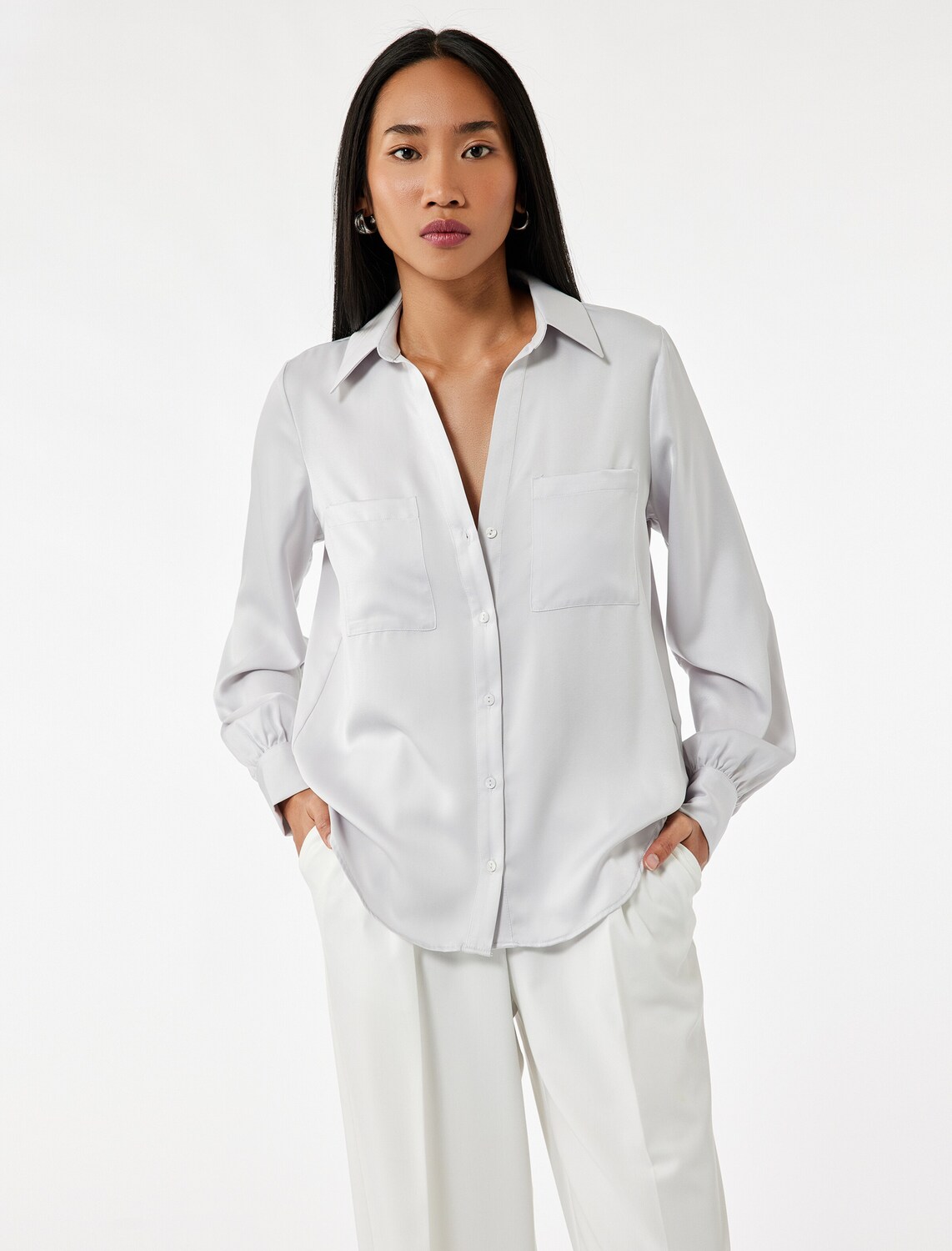 

Koton Блузка в светло-сером цвете