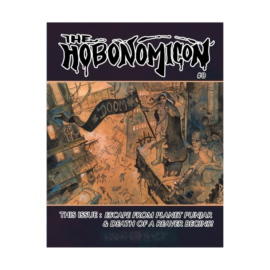 

Журнал Hobonomicon #0 - Escape from Planet Punjar & Death of a Reaver Begins!, DCC Modules (Aleph Null Publishing)