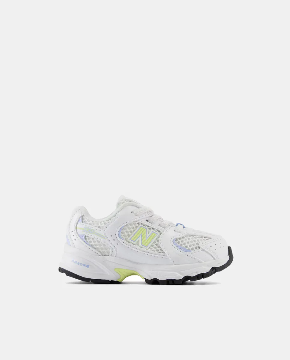 

Кроссовки New Balance 530 Bungee для малышей повседневного ношения, цвет Blanco hielo