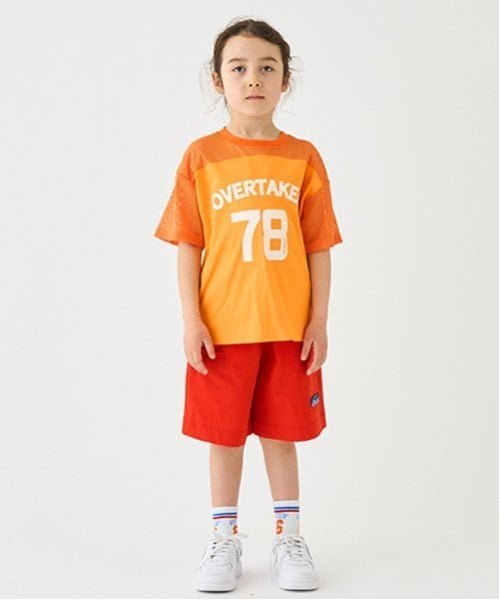 Футболка с сетчатым рисунком MINIMAL, Orange — фото 4