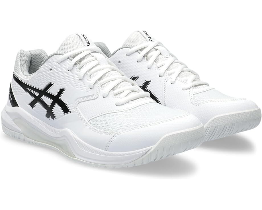 

Кроссовки ASICS GEL-Dedicate 8 Tennis Shoe, цвет White/Black, Серый, Кроссовки ASICS GEL-Dedicate 8 Tennis Shoe, цвет White/Black