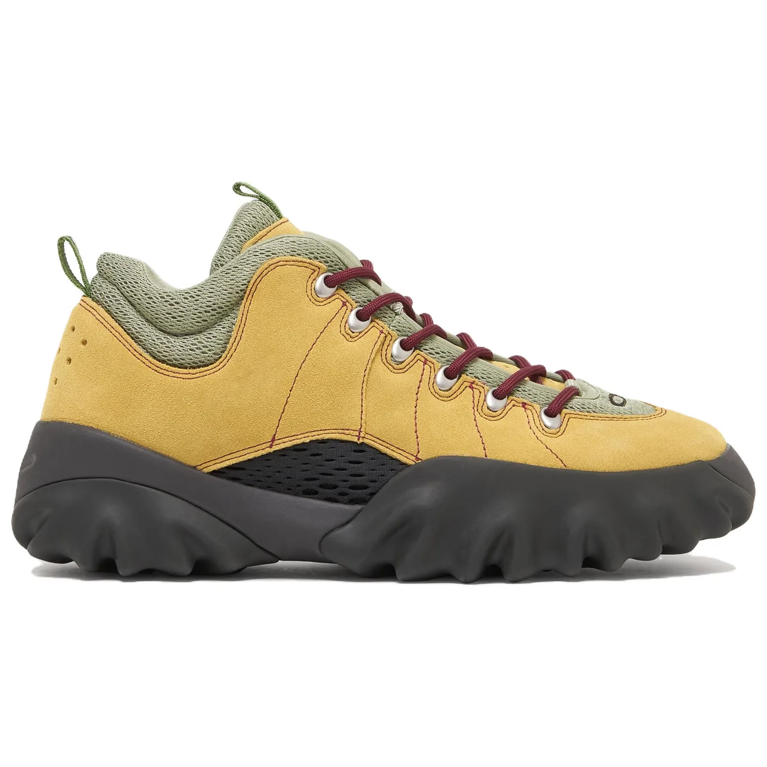 Factory Team Fashion Trend Abrasion Resistant Support Mid top Casual Shoes Unisex Oakley, зеленый желтый — фото 3