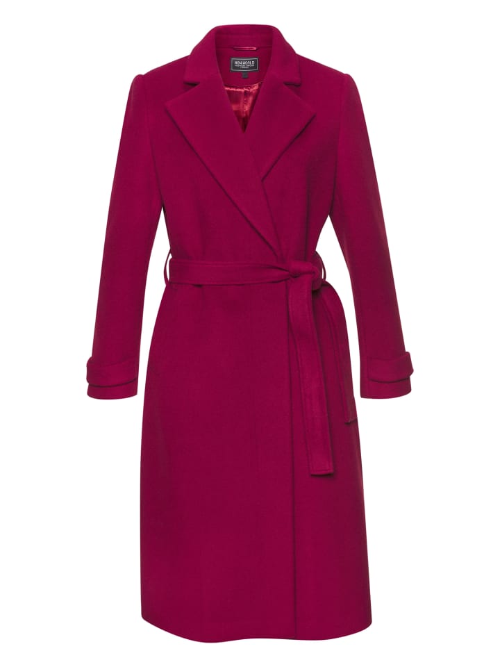 

LASCANA Длинное пальто бордового цвета