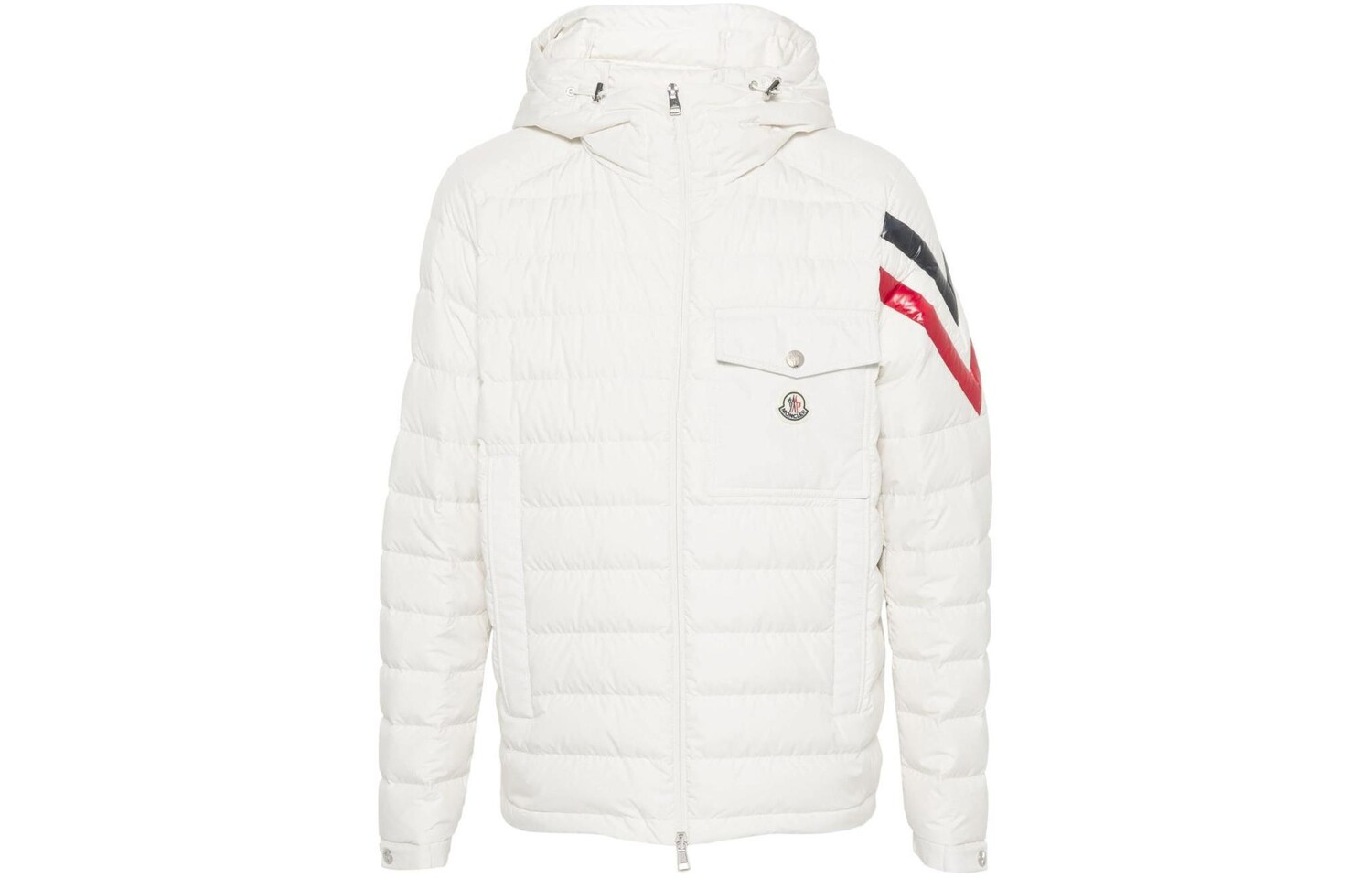 

Пуховик мужской белый Moncler
