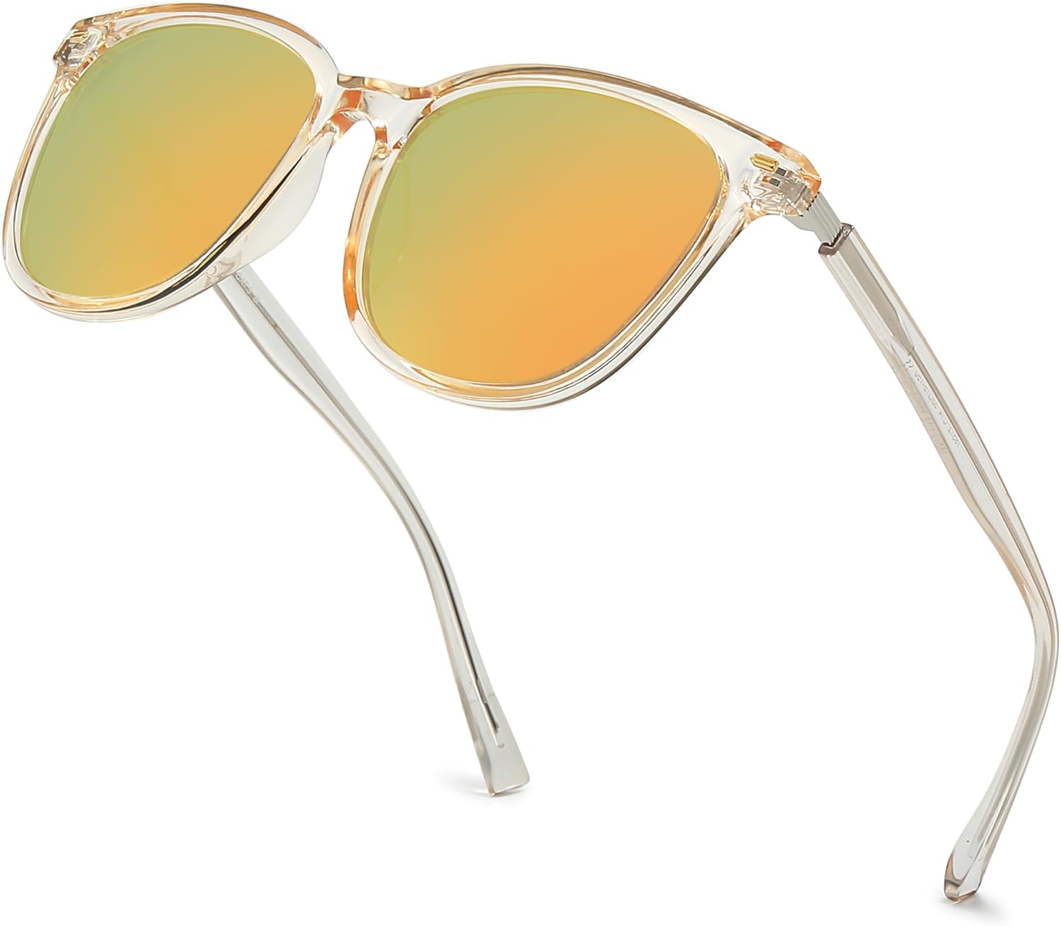 

Женские солнцезащитные очки HASFOX, квадратные, большие, поляризованные, зеркальные, с защитой от УФ. Цвет: светло-коричневая оправа / шампань зеркальные линзы. В комплекте чехол