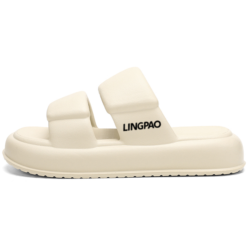 

LINGPAO Антибактериальные амортизирующие тапочки-шлепанцы с быстрой сушкой, устойчивые к запахам, бесшумные, унисекс, бежевые, цвет Beige