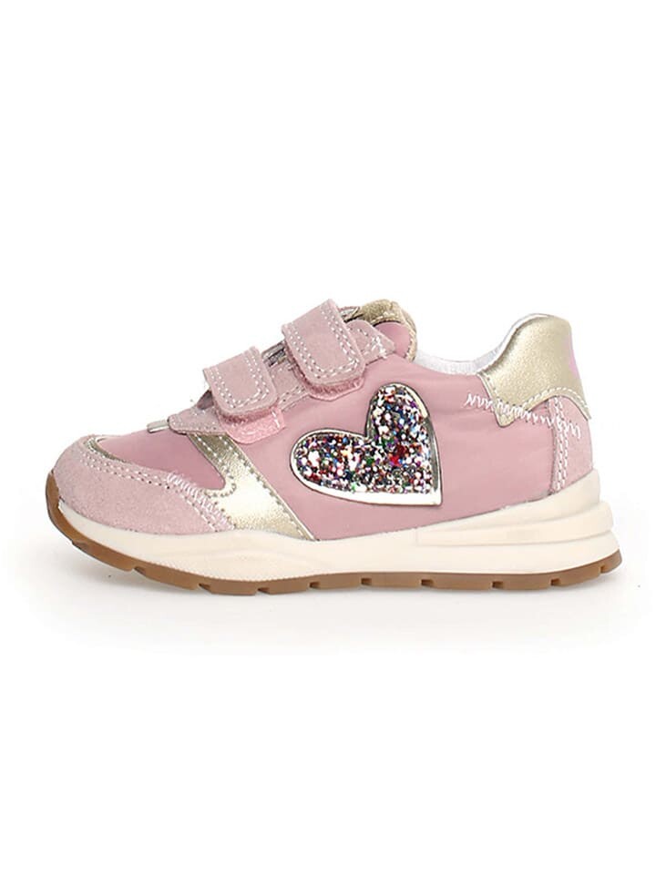 

Низкие кроссовки Naturino Leder Quelly VL, цвет rosa/gold