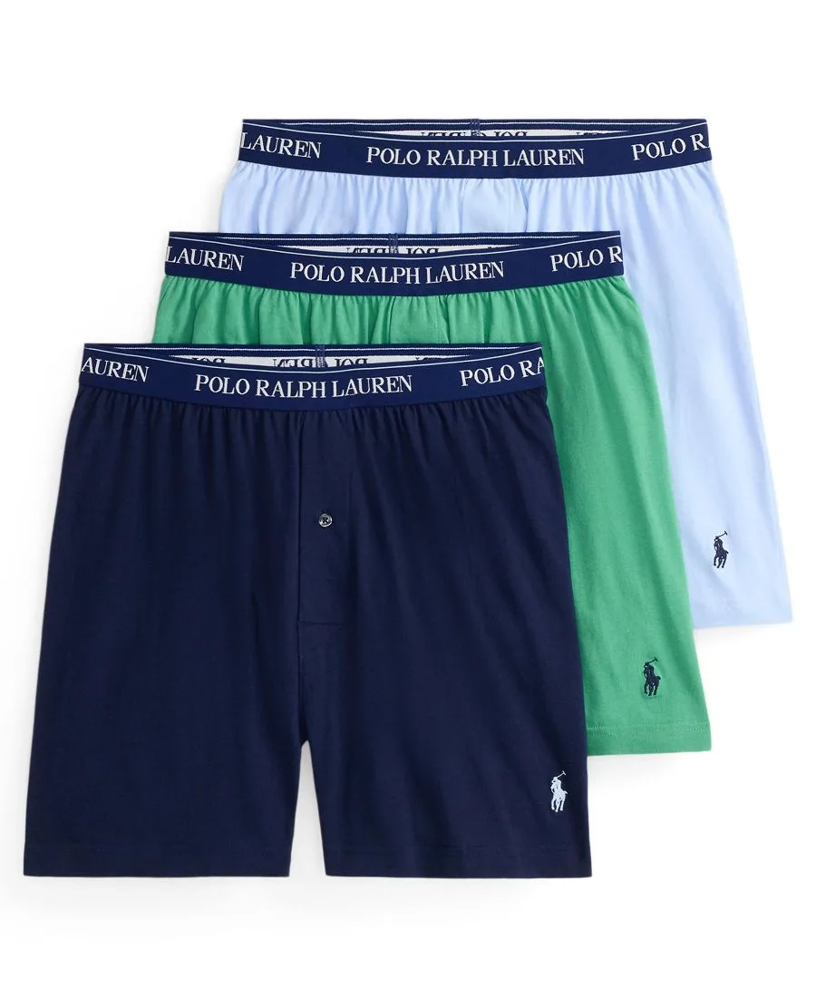 Polo Ralph Lauren Мужские классические трикотажные боксеры, комплект из 3 штук