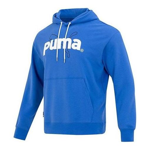 

Толстовка essential regular hoodie 'blue' Puma, синий