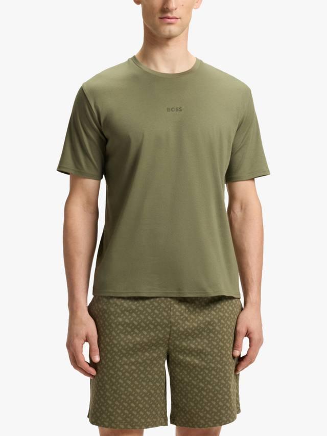 

BOSS Relax Logo Короткий комплект пижамы HUGO BOSS, Mid Green