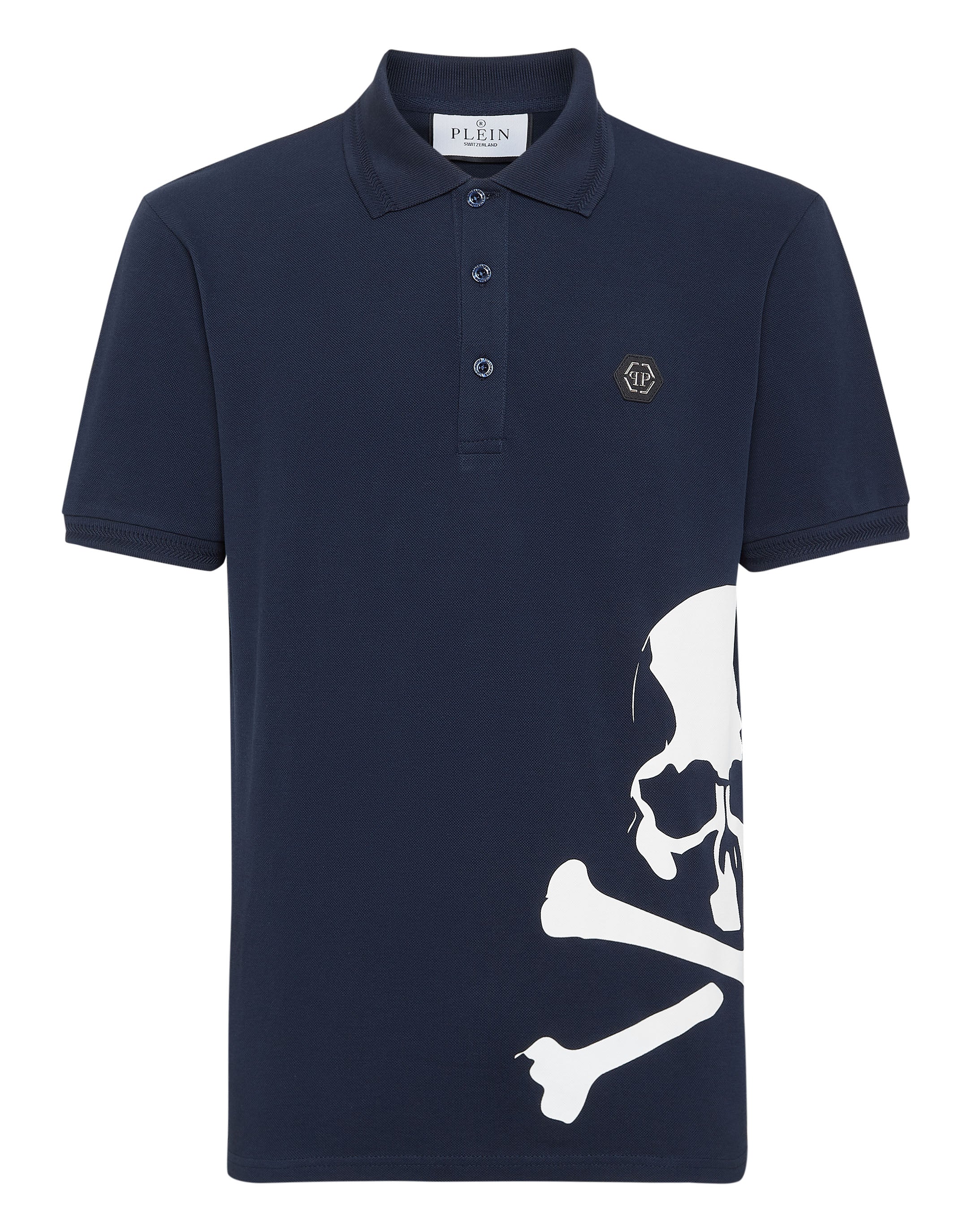 

Рубашка поло SS Skull&Bones PHILIPP PLEIN, темно-синий