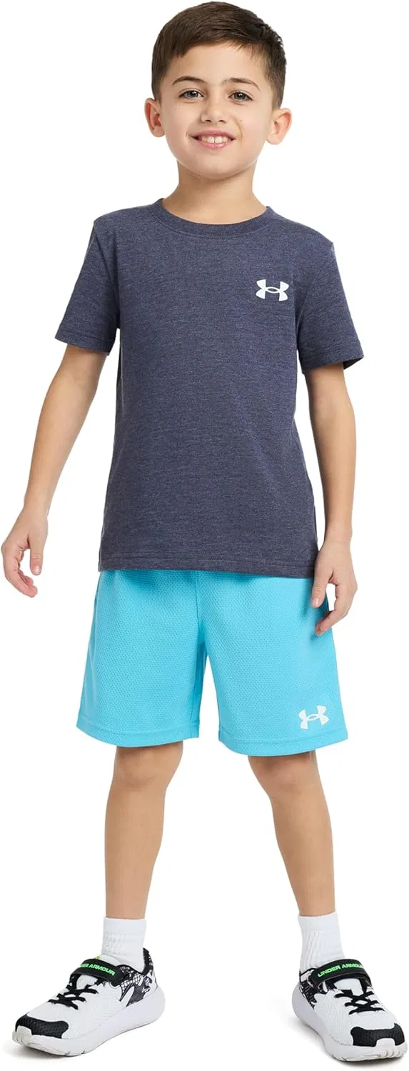Шорты для активного отдыха Performance Tech Shorts, Under Armour, Fresco Blue Mesh — фото 4