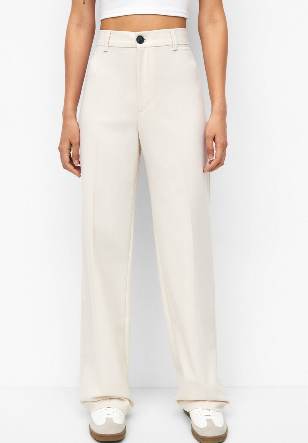 

Брюки PULL&BEAR, белый